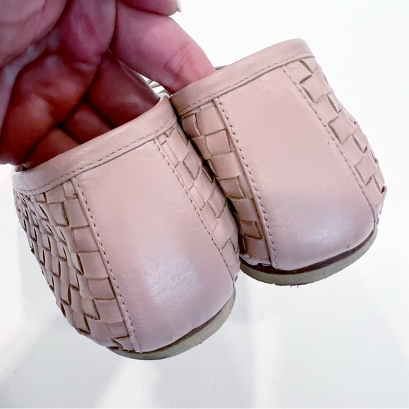 Freda Salvador Jada Square Toe Woven Ballet Flat Size 9 Dusty Pink - Picture 5 of 8
